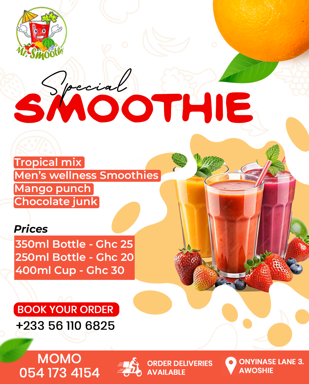 Smoothie promotional artwork